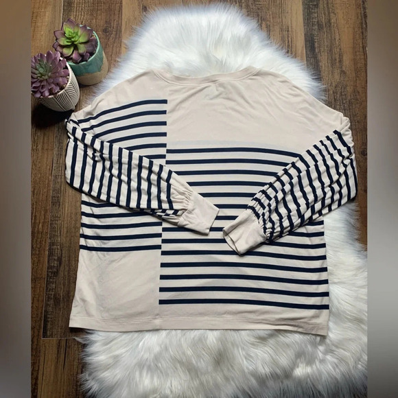 CAbi 4237 Boxy Striped Tee - Picture 5 of 6